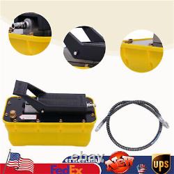 New 10,000 PSI Hydraulic Air Foot Pedal Pump For Auto Body Frame Machines Press