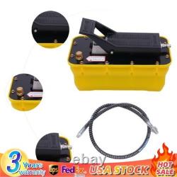 New 10,000 PSI Hydraulic Air Foot Pedal Pump For Auto Body Frame Machines Press