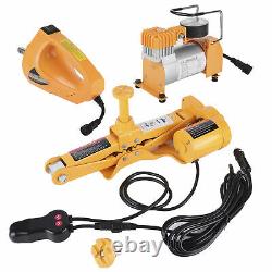 New 3Ton 12V Car Electric Hydraulic Floor Lift With Impact Wrench Air Pump