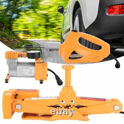 New 3Ton 12V Car Electric Hydraulic Floor Lift With Impact Wrench Air Pump