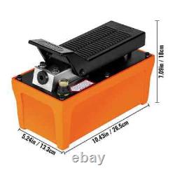 New-Air Hydraulic Pump 10000 PSI Air Treadle Foot Actuated 3/8in. NPT 1/2 Gal. With