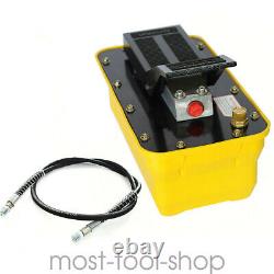 New Air Powered Hydraulic Foot Pedal Pump 10,000 PSI For Auto Body Frame Machine