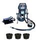 New Gates 4-20 Portable Hydraulic Hose Crimper With Air Pump And 3 Dies