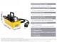 New Hot 10,000psi Air Hydraulic Pump 0.61gal Reservoir & Remote Control Actuator