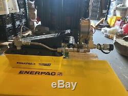 New In Box Enerpac Patg-1102n Turbo II Hydraulic Pump 2 With G4040l Gauge