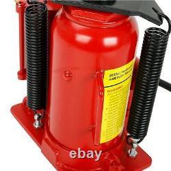 New Pneumatic Air Hydraulic Bottle Jack with Manual Hand Pump, 20 Ton 40,000 lb