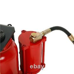 New Pneumatic Air Hydraulic Bottle Jack with Manual Hand Pump, 20 Ton 40,000 lb