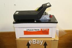 New SPX Power Team PA6M 10,000 PSI Air Pneumatic Hydraulic Pump Steel Reservoir