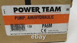 New SPX power team pa6m air pneumatic hydraulic pump pedal NIB