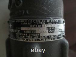 New York Air Brake Stratopower 165W01015 Hydraulic Electric Motor Driven Pump