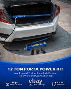 OMT 12 Ton Hydraulic Jack Air Pump Lift Ram Body Frame Porta Power Repair Kits