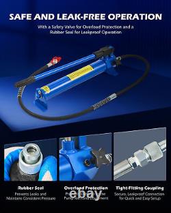 OMT 12 Ton Porta Power Hydraulic Jack Air Pump Lift Ram for Auto Body Repairs