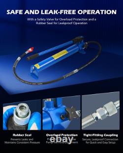 OMT 20 Ton Hydraulic Porta Power Jack Air Pump Lift Ram Body Frame Repair Kit