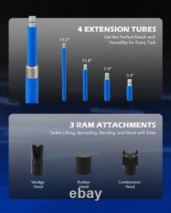 OMT 20 Ton Porta Power Hydraulic Jack Body Frame Repair Kit Air Pump Lift Ram
