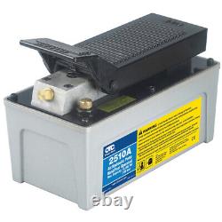 OTC 2510A Stinger Air/Hydraulic Pump, 10,000 PSI, Foot Operated, 98 cu in cpcty