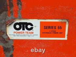 OTC Power Team PA554 10,000 PSI Hydraulic Pump Pneumatic Air Over Hydraulic Unit