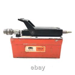 OTC Power Team PA6 Air Hydraulic Single-Speed Pump w (2) Hoses, Case, Couplings