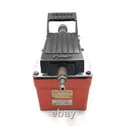 OTC Power Team PA6 Air Hydraulic Single-Speed Pump w (2) Hoses, Case, Couplings