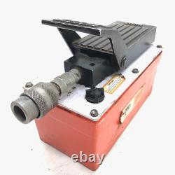 OTC Power Team PA6 Air Hydraulic Single-Speed Pump w (2) Hoses, Case, Couplings