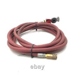 OTC Power Team PA6 Air Hydraulic Single-Speed Pump w (2) Hoses, Case, Couplings