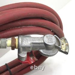 OTC Power Team PA6 Air Hydraulic Single-Speed Pump w (2) Hoses, Case, Couplings