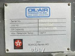 Oil-Air Products OAP2926 Hydraulic Oil Pump and 50 Gallon Reservoir Use Rando HD