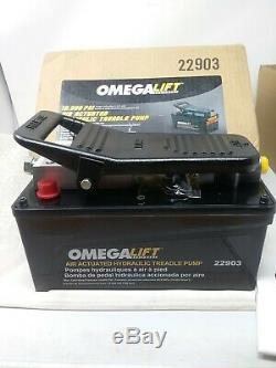 OmegaLift 10000 PSI Air Actuated Hydraulic Treadle Pump 22903