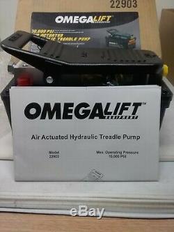 OmegaLift 10000 PSI Air Actuated Hydraulic Treadle Pump 22903