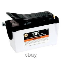 Omega 22905 Black 10,000 PSI Air Actuated Hydraulic Treadle Pump
