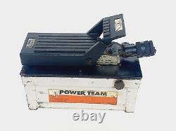 POWER TEAM PA6M Air Hydraulic Foot Pump, Model F, 10000 PSI / 700 Bar