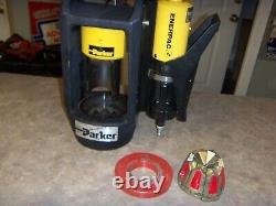 Parker Bench Hose Crimping Machine, Air Over Hydraulic Pump30 Ton Max Crimping