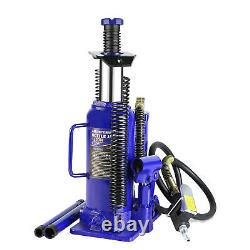 Pneumatic Air Hydraulic Bottle Jack with Manual Hand Pump 12 Ton Heavy Duty A