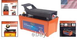 Portable 10,000 PSI Air Hydraulic Pump Ideal for Auto Repair & Machinery