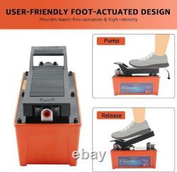 Portable 10,000 PSI Air Hydraulic Pump Ideal for Auto Repair & Machinery