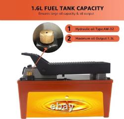 Portable 10,000 PSI Air Hydraulic Pump Ideal for Auto Repair & Machinery