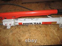 Power Team P59 Hand Pump 10,000 PSI two speed, single acting