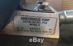 Power Team PA6 Model D Air/Hydraulic Pump