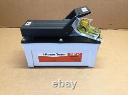 Power Team Pa6m Air Over Hydraulic Foot Pedal Pump Aluminum Reservoir Oem Pump