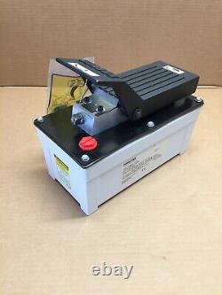 Power Team Pa6m Air Over Hydraulic Foot Pedal Pump Aluminum Reservoir Oem Pump