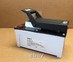 Power Team Pa6m Air Over Hydraulic Foot Pedal Pump Aluminum Reservoir Oem Pump