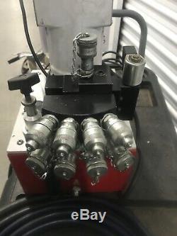 Power Team hydraulic pump air powered for torque wrench