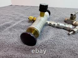 Ralston DP0V Pneumatic Cylinder Hand Pump 125 PSI with Fittings