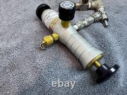 Ralston DP0V Pneumatic Cylinder Hand Pump 125 PSI with Fittings