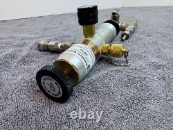 Ralston DP0V Pneumatic Cylinder Hand Pump 125 PSI with Fittings
