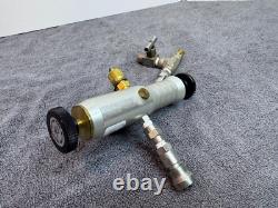 Ralston DP0V Pneumatic Cylinder Hand Pump 125 PSI with Fittings