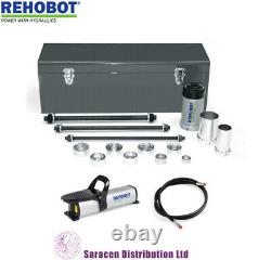 Rehobot Ebh18 Spring Eye Bushing Removal Kit, Air/hydraulic Pump, & Hose