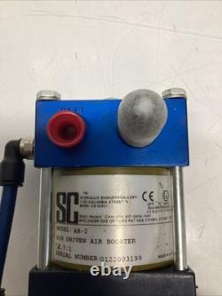 SC Hydraulic AB-2 Air Driven Air Booster 1.71 Ratio USA Q-751