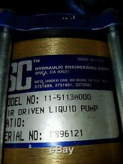 SC Hydraulic Engineering Corp. 11-5113A000 Air Driven Liquid Pump