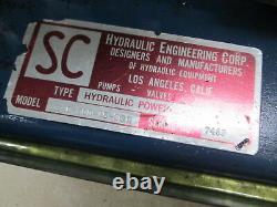 SC Hydraulic Engineering Corp SC40-600-15-3GR Hydraulic Power Unit WithAir Pump