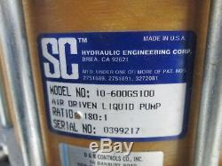 SC Hydraulic Engineering Corp SC40-600-8-3GR Hydraulic Power Unit WithAir Pump